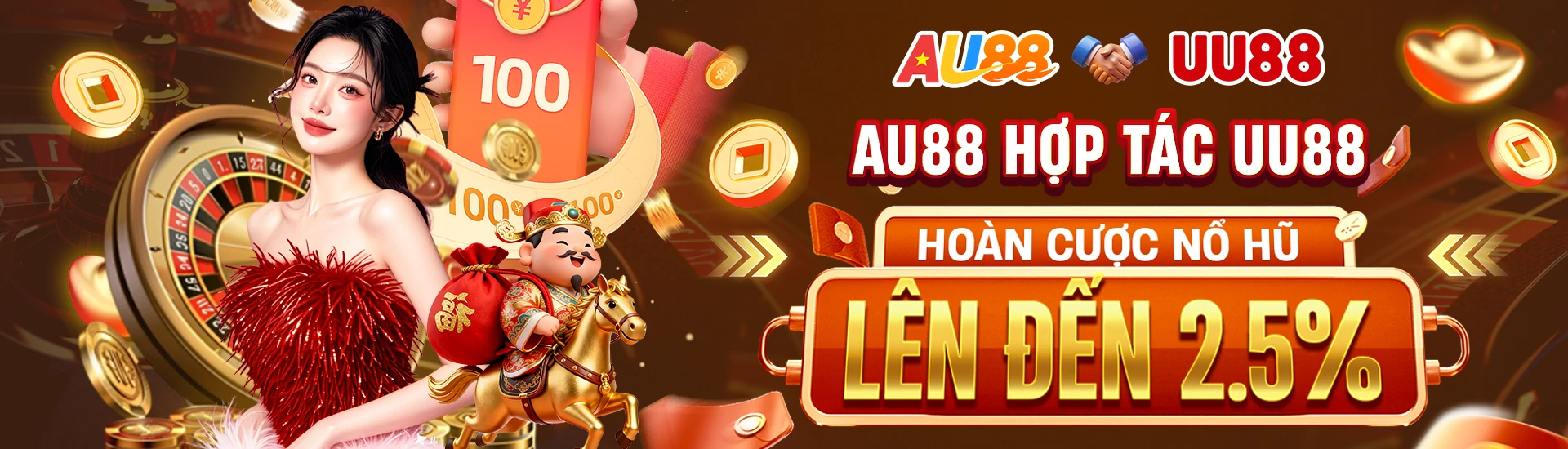 Banner UU88 về slot game và bắn cá tham khảo